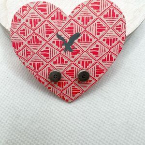 🍭6/$30 New Aerie C initial circle silver tone post earrings